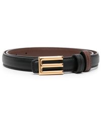 Etro - Logo-buckle Leather Belt - Lyst