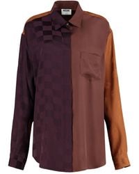 Moschino - Silk Blend Shirt - Lyst