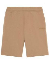 Burberry - Shorts sportivi con stampa - Lyst