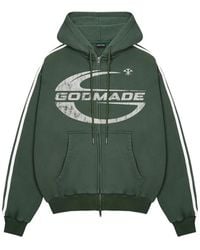 GODMADE - Imperial Logo-Print Side-Stripe Hoodie - Lyst