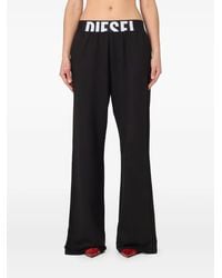 DIESEL - Jen-D-Pop Broek Met Logoband - Lyst