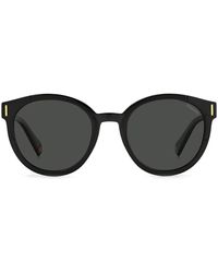 Polaroid - Round-Frame Sunglasses - Lyst