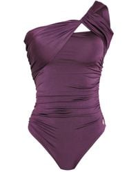 Brigitte Bardot - One-Shoulder Swimsuit - Lyst