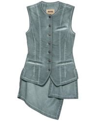 Uma Wang - Chaleco Kirai Con Diseño Retorcido - Lyst