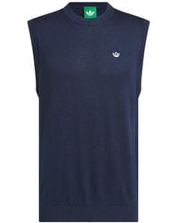 adidas - Logo-Embroidered Vest - Lyst