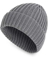 Malo - Ribbed-Knit Beanie Hat - Lyst