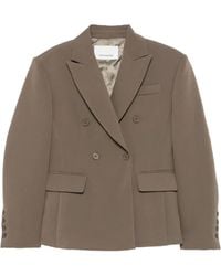 Frankie Shop - Doyer Peak-Lapel Double-Breasted Blazer - Lyst