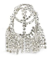 Patrizia Pepe - Crystal-Embellished Fringed Head Accessory - Lyst