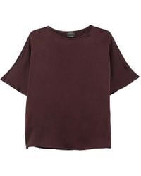 Antonelli - Angiolieri Satin-Finish Short-Sleeve T-Shirt - Lyst
