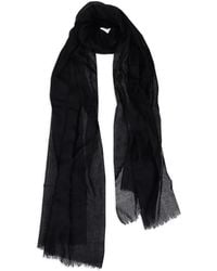 LA ROSE - Frayed-Edge Scarf - Lyst