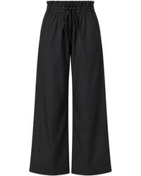 Tela - Paperbag-Waist Wide-Leg Trousers - Lyst
