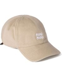 Miu Miu - Denim Baseball Cap - Lyst