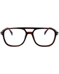 David Beckham - Rectangle-Frame Glasses - Lyst