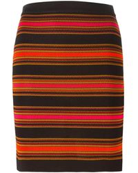 Balmain - Minijupe À Rayures - Lyst