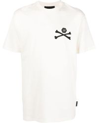 Philipp Plein - Camiseta Skeleton con manga corta - Lyst