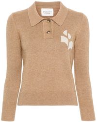 Isabel Marant - Nola Knitted Polo Sweatshirt - Lyst