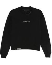 Axel Arigato - Sweater Met Geborduurd Detail En Ronde Hals - Lyst