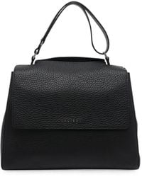 Orciani - Sveva Pebbled-Leather Tote Bag - Lyst
