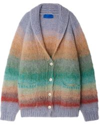 Mes Demoiselles - Stone Striped Side-Pocket Cardigan - Lyst