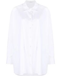 The Row - Point-Collar Cotton Shirt - Lyst