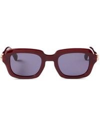 Sandro - Logo-Detail Rectangle-Frame Sunglasses - Lyst