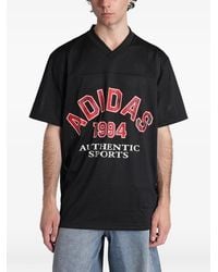 adidas - Logo-Print T-Shirt - Lyst