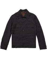 SELECTED - Button Flap-Pocket Overshirt - Lyst