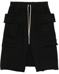 Rick Owens - Shorts Met Cargo Zak En Trekkoord - Lyst