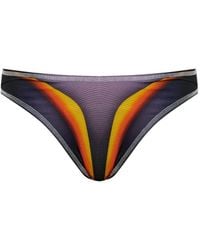 DSquared² - Graphic-Print Thongs - Lyst