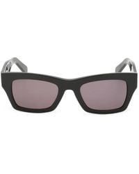 Ferragamo Eyewear - Lunettes De Soleil À Monture Rectangulaire - Lyst