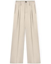 RETORI - Heritage Wide-Leg Silk Trousers - Lyst
