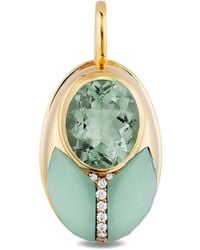 MASON & BOOKS - Big Love Bug Praisolite And Diamond Pendant - Lyst