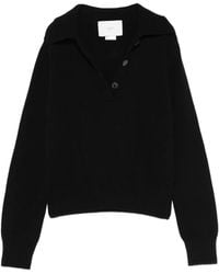 Vanisé - V-Neck Button-Embellishment Sweater - Lyst