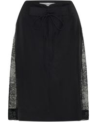 Christopher Esber - Lace-insert Drawstring Skirt - Lyst