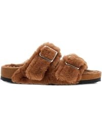 Birkenstock - 1774 Arizona Shearling Sandals - Lyst