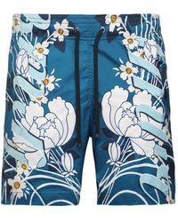 Amiri - Floral-print Swim Shorts - Lyst
