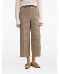 Benetton - Pantalon À Motif Pied-De-Poule - Lyst