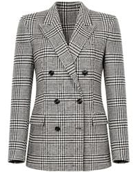 Tagliatore - Prince Of Wales Check Double-Breasted Blazer - Lyst