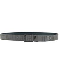 Paul & Shark - Reversible-Design Leather Belt - Lyst