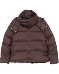 Psophia - Quilted Hooded Coat - Lyst