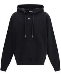 Off-White c/o Virgil Abloh - New Off Stamp Cotton Skate Hoodie - Lyst