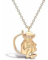 Pragnell - Pendentif Zodiac Singe En 18Ct Serti De Diamants - Lyst