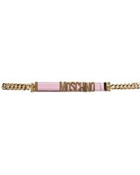 Moschino - Chain-Link Logo Belt - Lyst
