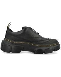 Dr. Martens Laketen Leather Platform Mules Shoes in Black for Men