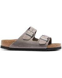 Birkenstock - Arizona Sfb Iron, Oiled Leather - Lyst