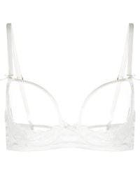 Fleur du Mal - Charlotte Peekaboo Bra - Lyst