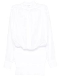 ANDAMANE - Rania Shirred Dress - Lyst