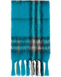 Burberry - Geruite Mohair Sjaal - Lyst