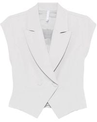 Imperial - Double-Breasted Sleeveless Gilet - Lyst