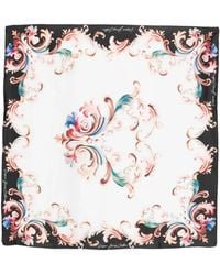Versace Jeans Couture - Floral-Print Scarf - Lyst